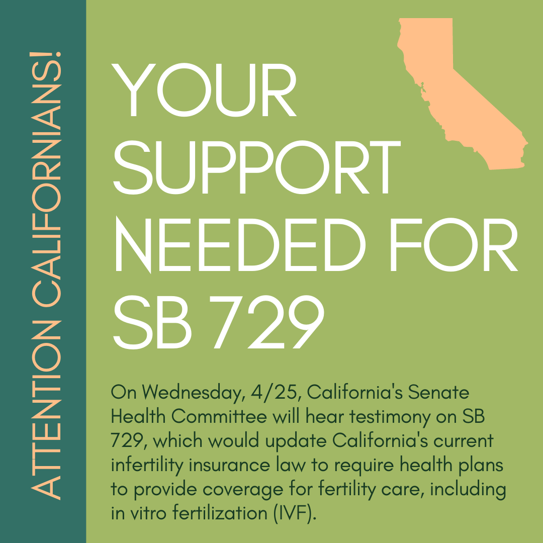 Your support needed for SB 729